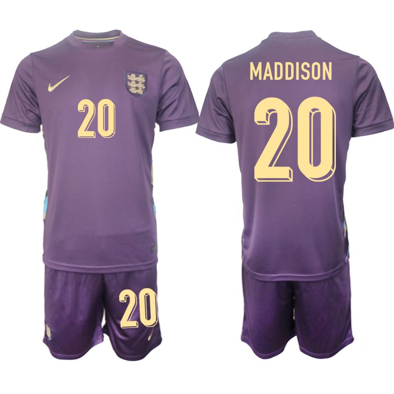 Men 2024-2025 Season England away purple #20 Soccer Jersey->->Soccer Country Jersey